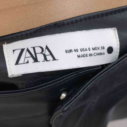 ザラ ZARA フルレングス フェイクレザーパンツ メンズ US:30-31