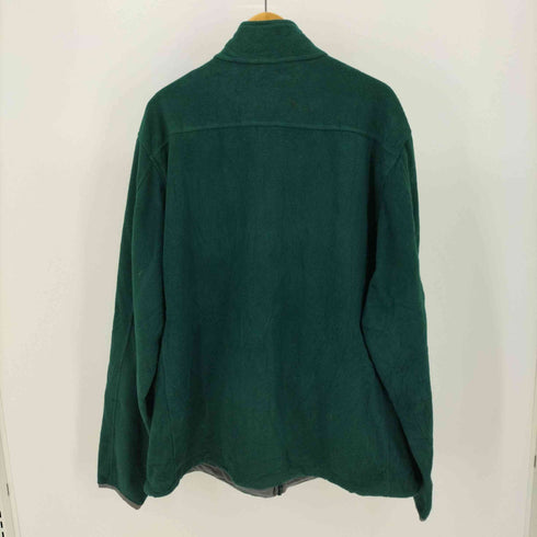 ランズエンド LANDS END ヴィンテージ 企業ロゴ ビッグシルエット フルジップ フリース ジャケット メンズ import:XXL