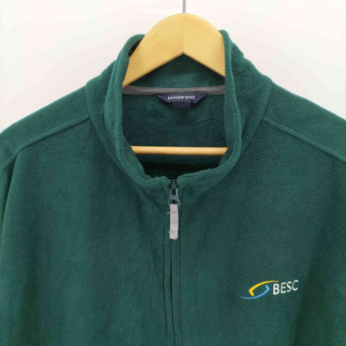 ランズエンド LANDS END ヴィンテージ 企業ロゴ ビッグシルエット フルジップ フリース ジャケット メンズ import:XXL