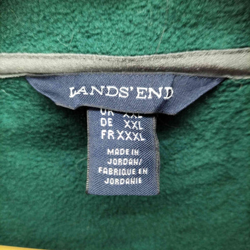 ランズエンド LANDS END ヴィンテージ 企業ロゴ ビッグシルエット フルジップ フリース ジャケット メンズ import:XXL