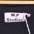 エムピー ストゥディオス M.P Studios Vネック デザインニット 白ステッチ加工 メンズ JPN:0
