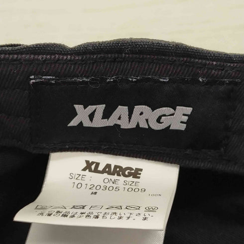 エクストララージ X-LARGE ロゴ刺繍6パネルキャップ メンズ ONE SIZE