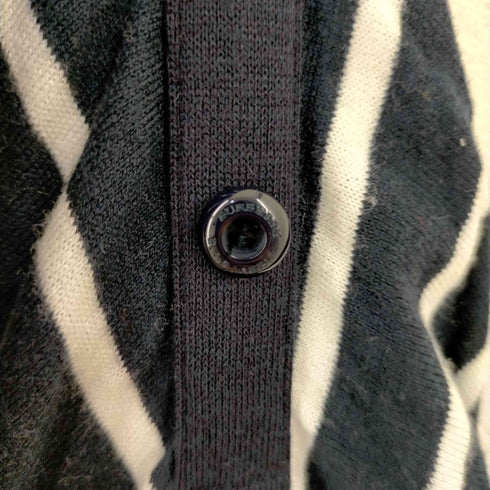 バーバリーブルーレーベル BURBERRY BLUE LABEL ロゴ刺繍 ボーダーニット レディース EUR:38