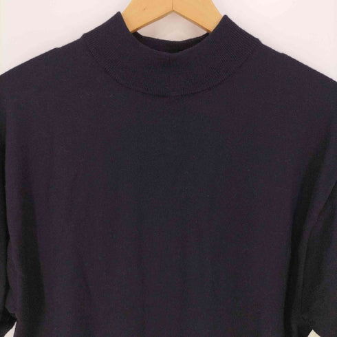 エイチビューティーアンドユースユナイテッドアローズ H BEAUTY & YOUTH UNITED ARROWS MOCK NECK SHORT SLEEVE KNIT モックネックニット メンズ JPN:S