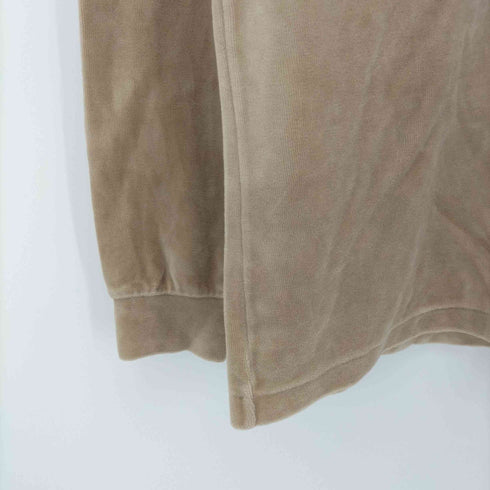 ランズエンド LANDS END 90-2000s アメリカ製 コットンポリ ハーフボタン ベロアシャツ メンズ import:M