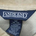 ランズエンド LANDS END 90-2000s アメリカ製 コットンポリ ハーフボタン ベロアシャツ メンズ import:M
