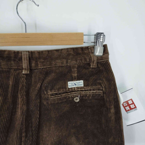 ポロラルフローレン POLO RALPH LAUREN POLO CORD 2タックコーデュロイパンツ メンズ 30x32