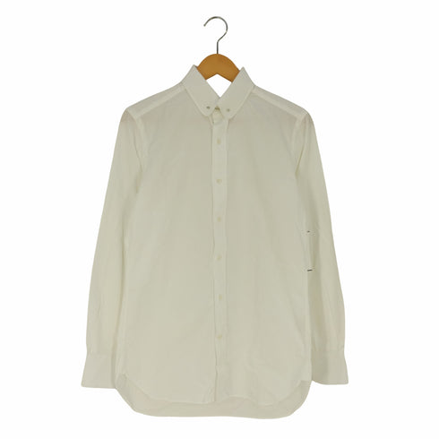 ユナイテッドアローズ UNITED ARROWS UDET ホワイト ブロード ラウンド ピンホール シャツ メンズ 37