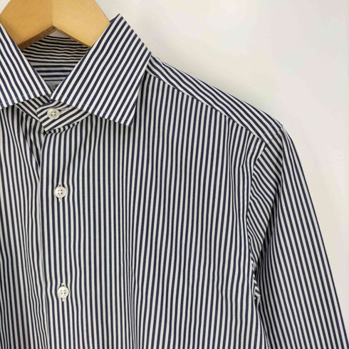 ユナイテッドアローズ UNITED ARROWS ワイドカラー ブロード ストライプ シャツ メンズ 37