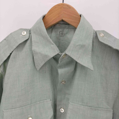 ユーエスアーミー US ARMY 82年製 エポレット ドレスシャツ L/S ミリタリー シャツ メンズ 15 1/2