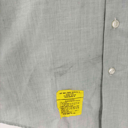 ユーエスアーミー US ARMY 82年製 エポレット ドレスシャツ L/S ミリタリー シャツ メンズ 15 1/2