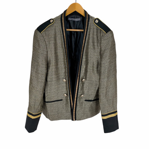 ザラマン ZARA MAN ラメ糸 金釦 スネークチェーンデザインジャケット メンズ