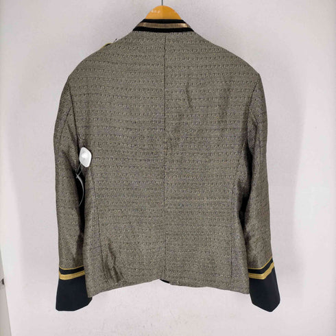 ザラマン ZARA MAN ラメ糸 金釦 スネークチェーンデザインジャケット メンズ