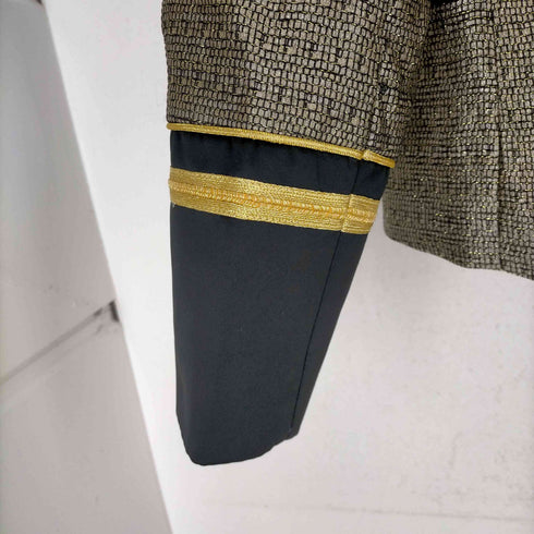 ザラマン ZARA MAN ラメ糸 金釦 スネークチェーンデザインジャケット メンズ