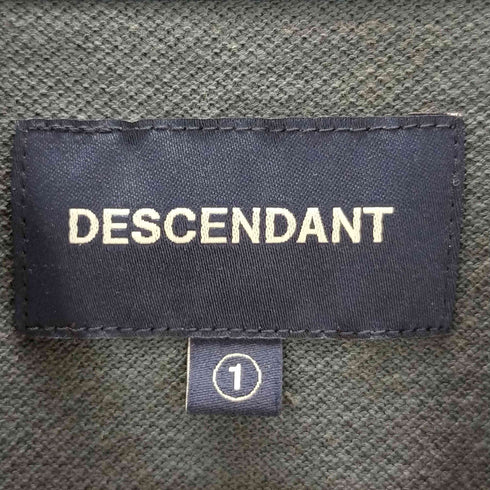 ディセンダント DESCENDANT 刺繍 鹿の子ポロシャツ メンズ 1