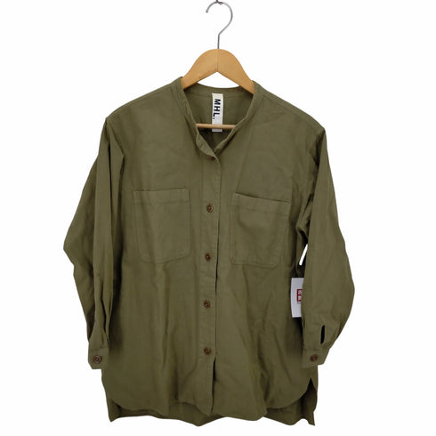 エムエイチエル MHL. バンドカラーコットンシャツ レディース JPN:2