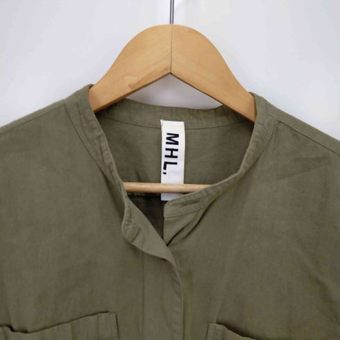 エムエイチエル MHL. バンドカラーコットンシャツ レディース JPN:2