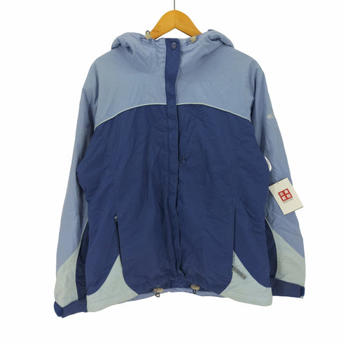 コロンビアスポーツウェア Columbia Sportswear 00s ドローコード フルジップ ナイロン フリース パーカー ジャケット レディース import:L
