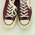 コンバース CONVERSE Chuck Taylor All Star 1970`S HI DARK BURGUNDY メンズ JPN:25.5