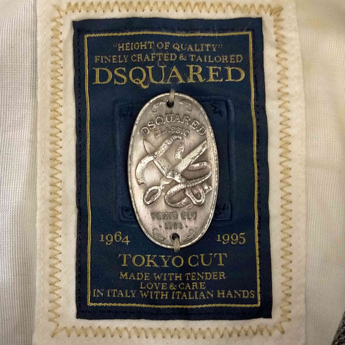 ディースクエアード DSQUARED2 TOKYO CUT ラムウール 2Bテーラードジャケット スラックスパンツ メンズ 46