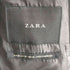 ザラ ZARA 銀ボタン ロゴ装飾軍服 メンズ US:40