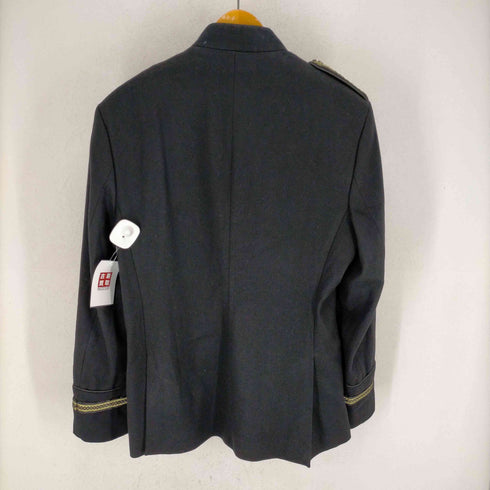 ザラ ZARA 銀ボタン ロゴ装飾軍服 メンズ EUR:52