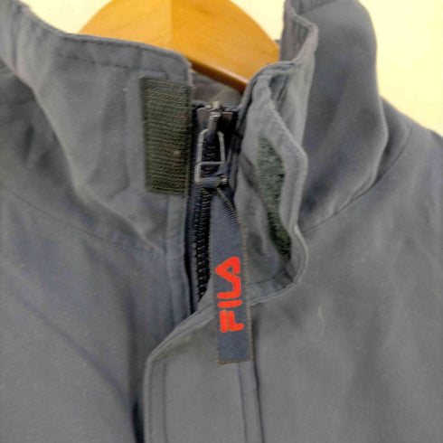 フィラスポーツ FILA SPORTS ロゴワッペン ハーフジップジャケット メンズ import:XL