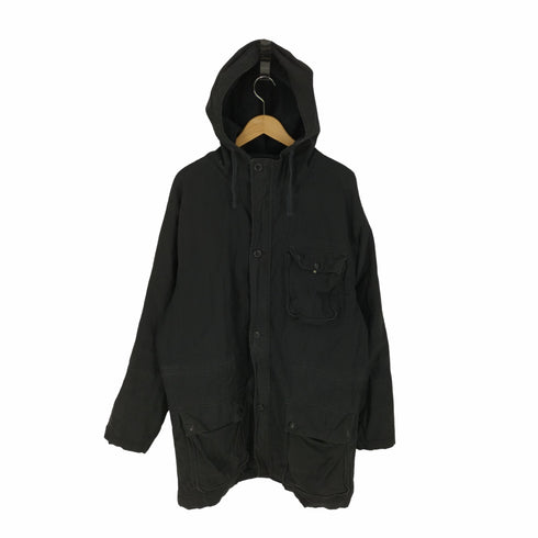 オールドネイビー OLD NAVY 00S オールド 裏地 キルティング フーデッド モッズ コート メンズ import:XL