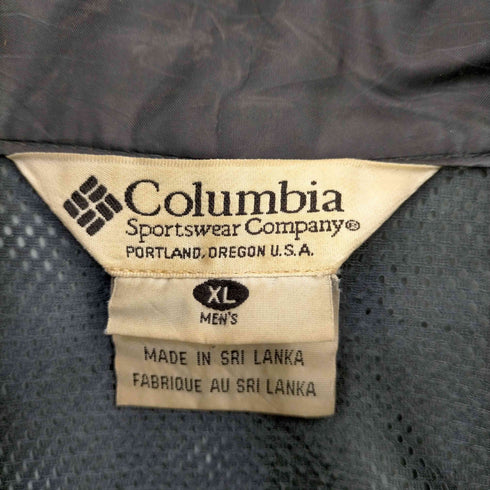 コロンビア Columbia ロゴ刺繍 パッカブル ナイロンジャケット メンズ import:XL