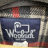 ウールリッチ WOOLRICH 80S USA製 紺タグ 裏地チェックブランケット 比翼 ジップアップ ジャケット メンズ import:XL