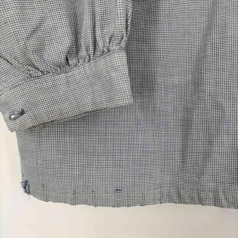 1930S Butcher Smock J.URANSARD 千鳥格子 シェルボタン ブッチャー プルオーバー スモック ラペルボタン メンズ