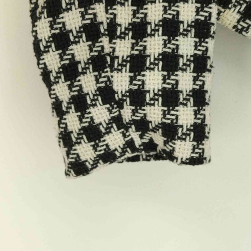 ダーリッチ Darich 23AW ノーカラーチェックツイードジャケット レディース FREE