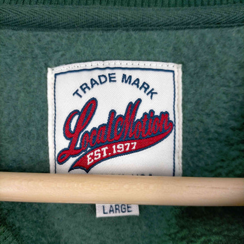 トレードマーク TRADE MARK スウェット地 スタジャン バーシティジャケット メンズ JPN:L