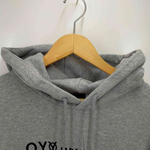 オーワイ OY 別注チェックフェイクレイヤードプルオーバーパーカー メンズ