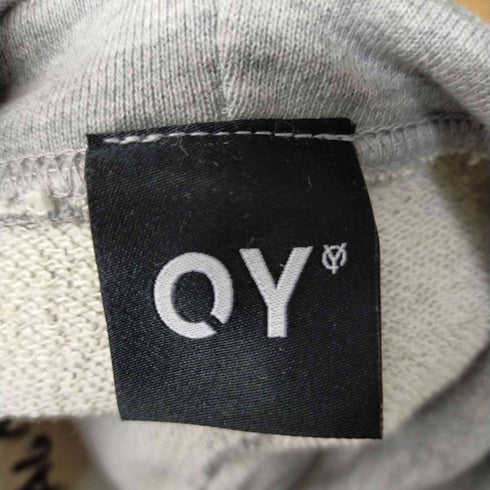 オーワイ OY 別注チェックフェイクレイヤードプルオーバーパーカー メンズ
