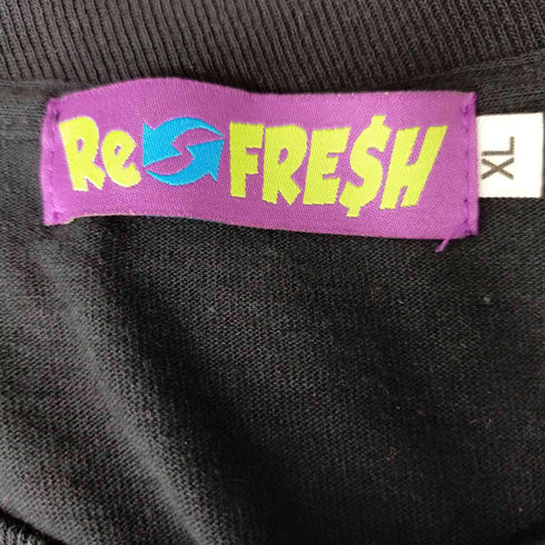 Re FRESH L/S TEE プリントクルーネックロングスリーブTシャツ メンズ JPN:XL