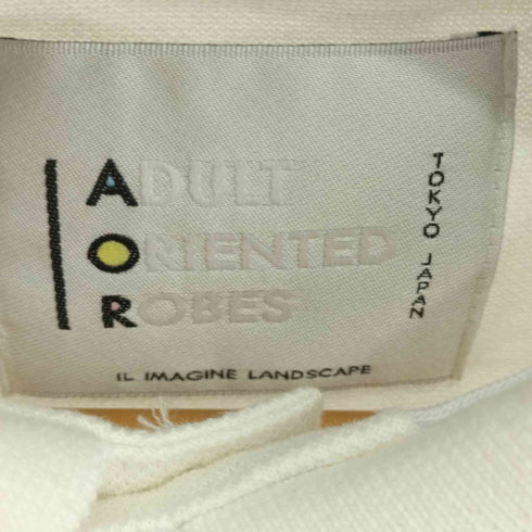 アダルトオリエンテッドローブス ADULT ORIENTED ROBES フロント刺繍 S/S ポロシャツ メンズ JPN:5