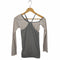 thingsthatmatter LAYERED BRIGHT PLATING RIB TOPS リブニット レディース FREE
