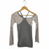 thingsthatmatter LAYERED BRIGHT PLATING RIB TOPS リブニット レディース FREE