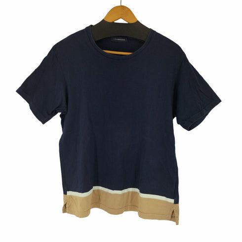 ジョンアンダーカバー John UNDERCOVER テープ配色切替 Tシャツ メンズ JPN:2