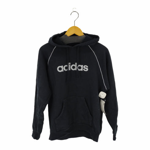 アディダス adidas ロゴプリントフーディー メンズ import:M