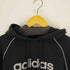 アディダス adidas ロゴプリントフーディー メンズ import:M