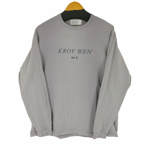 ウィーウィル WEWILL KWU CO-OP フロントプリント L/S Tシャツ メンズ JPN:3