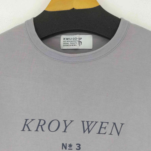 ウィーウィル WEWILL KWU CO-OP フロントプリント L/S Tシャツ メンズ JPN:3