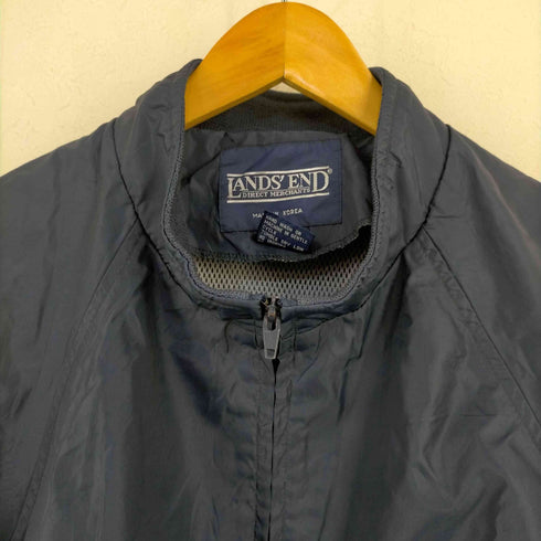 ランズエンド LANDS END ナイロン ジップアップジャケット メンズ import:L