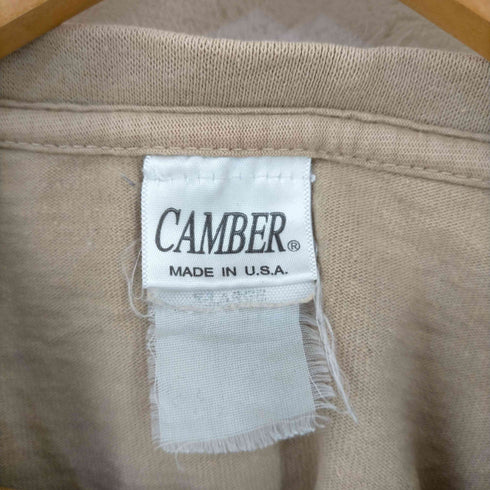 キャンバー CAMBER USA製 クロップド丈 ボックスシルエット カットソー レディース