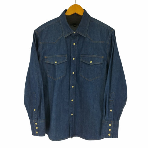 バナナリパブリック BANANA REPUBLIC ウエスタン デニム L/S シャツ メンズ import:M