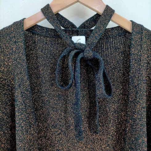 ロクビューティーアンドユースユナイテッドアローズ 6 BEAUTY & YOUTH UNITED ARROWS LAME CARDIGAN レディース