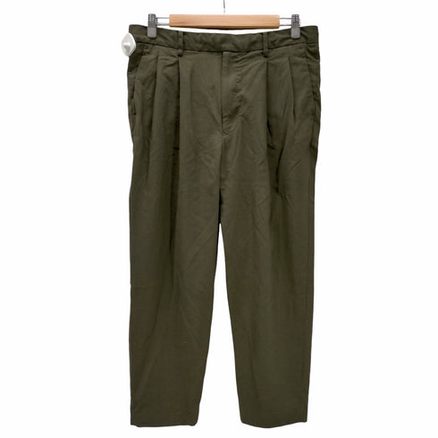 ウル URU WOOL 2TUCK EASY PANTS メンズ JPN:1