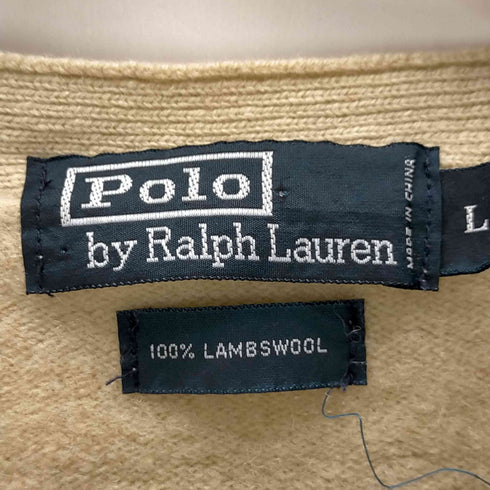 ポロバイラルフローレン Polo by RALPH LAUREN スモールポニー刺繍 ウールニットカーディガン メンズ JPN:L